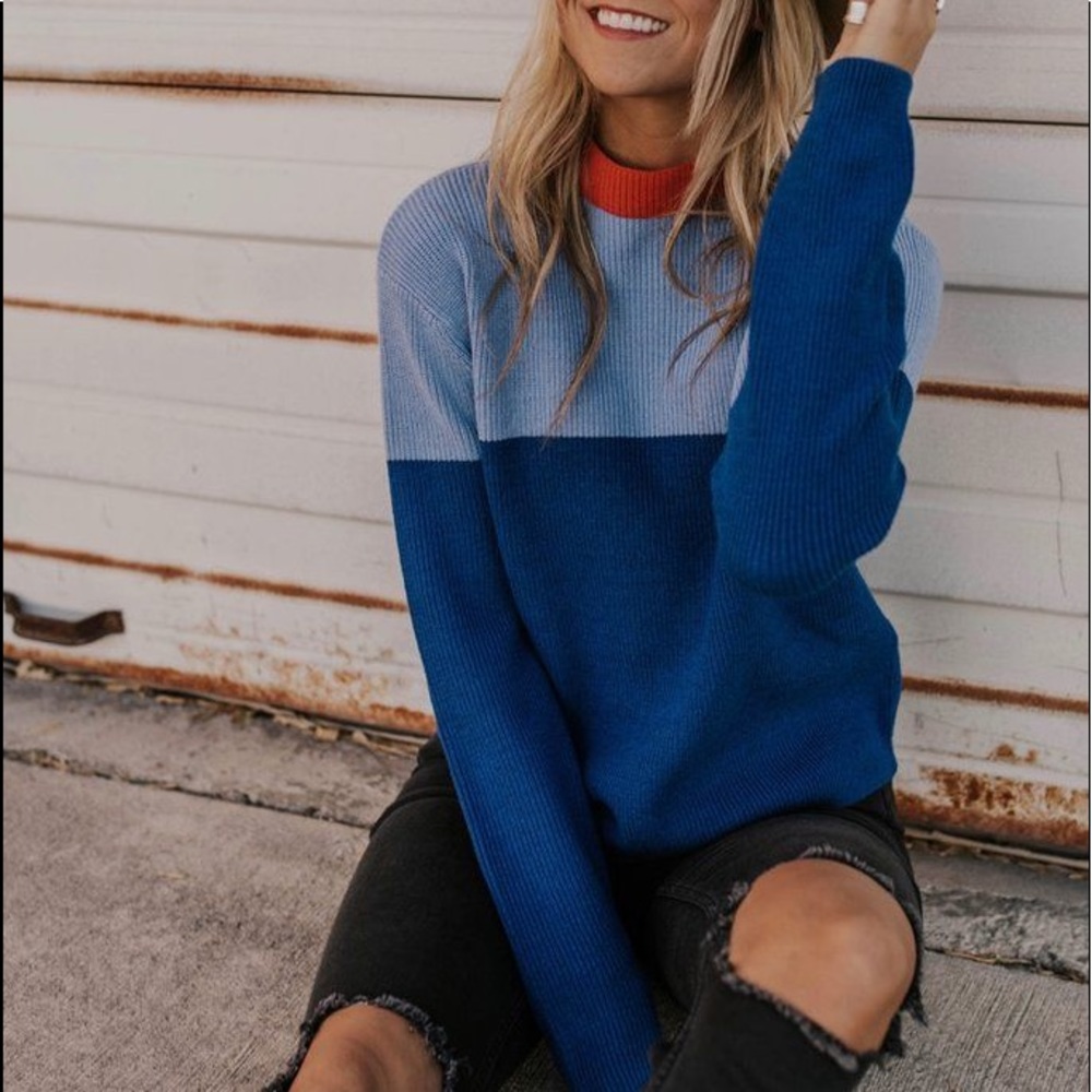 Roolee Bassett Colorblock Sweater